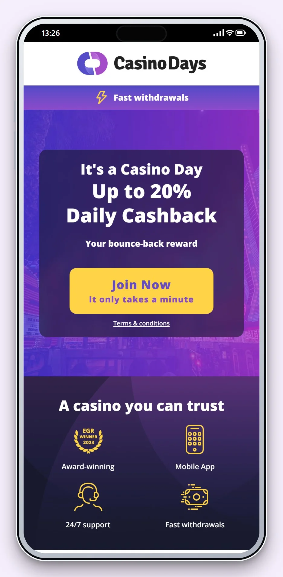 revolut kasiinod: kasiino CasinoDays avaleht