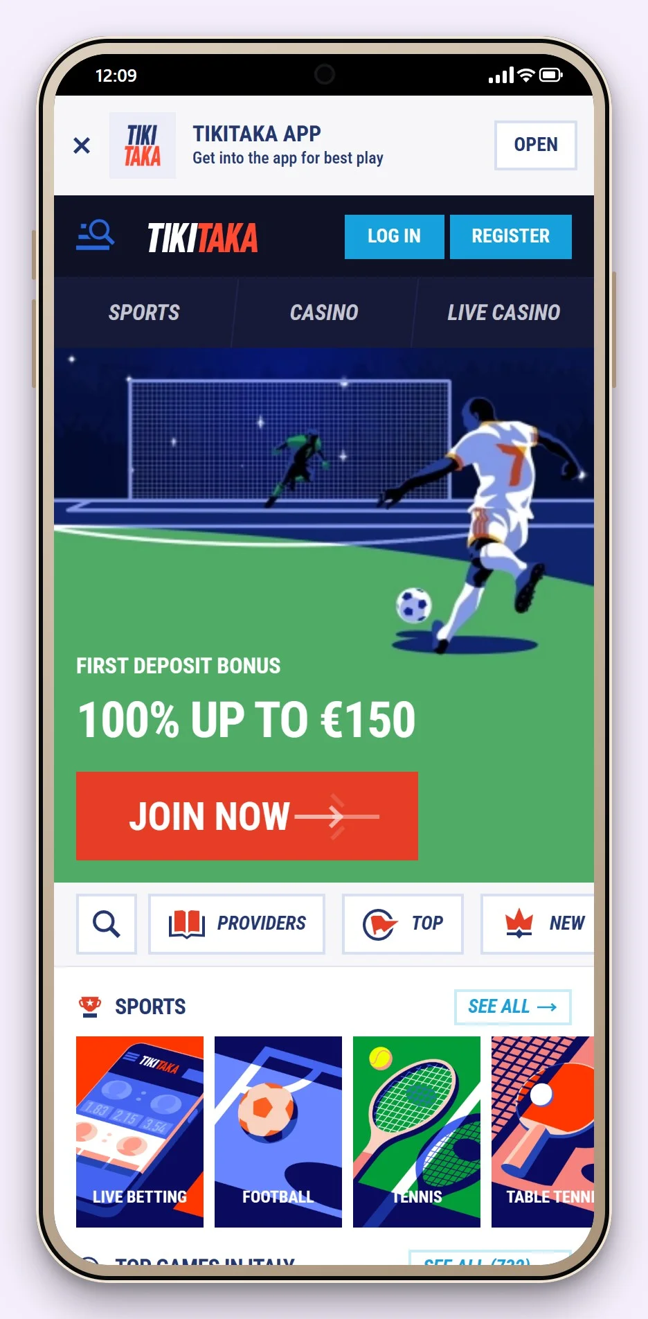 revolut kazino: kazino TikiTaka vestibils