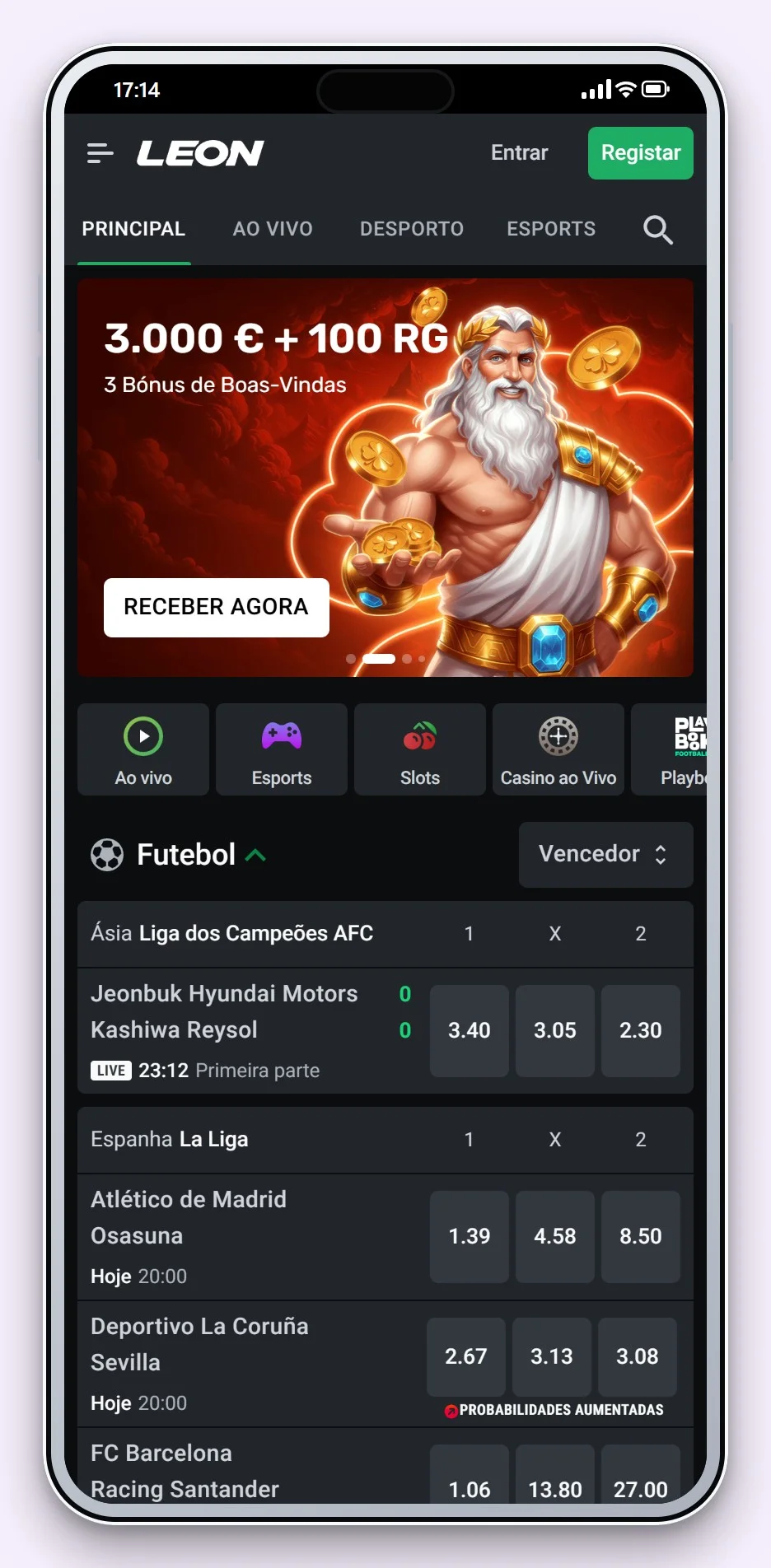 casino revolut: a página inicial do casino Leon